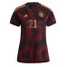Tyskland Ilkay Gundogan #21 kläder Kvinnor VM 2022 Bortatröja Kortärmad